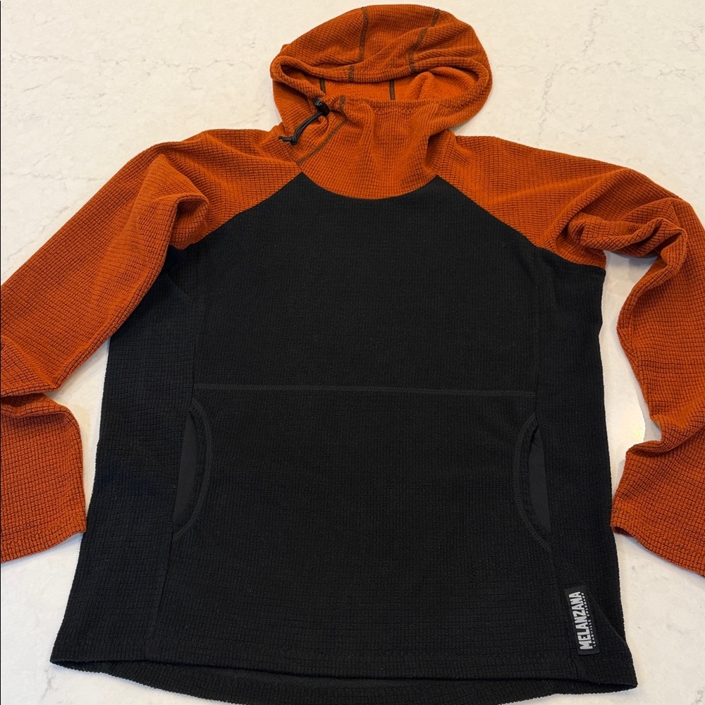 Melanzana Micro Grid Hoodie Size‎ Small